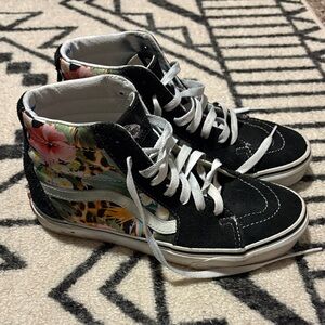 Vans Off The Wall - Floral High-Top Sneakers